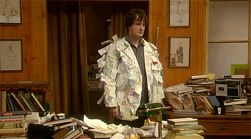 Buck up, little camper. Tax Day is much worse at 'Black Books'!